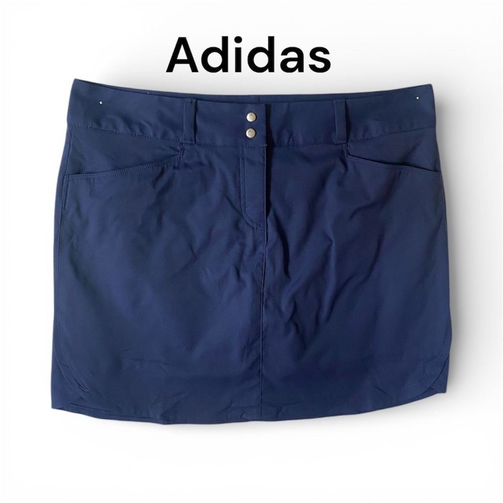 Adidas Golf ESS 3-Stripe Skort Women’s 8 Navy Blue NWT